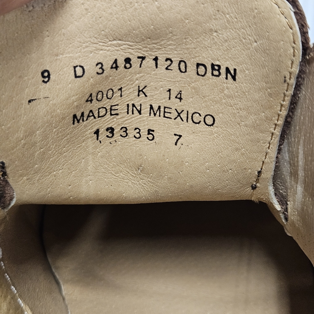 FRYE Shoes Mens 9 Brown James Double Monk Leather - Picture 6 of 9